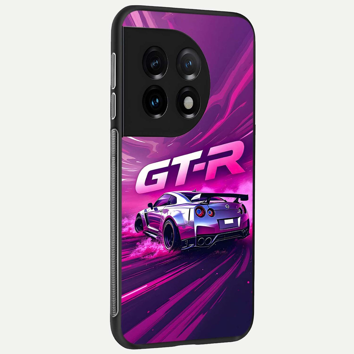 Speed Drift Legend back cover For OnePlus 11 slim fit glass case with vibrant aesthetic design