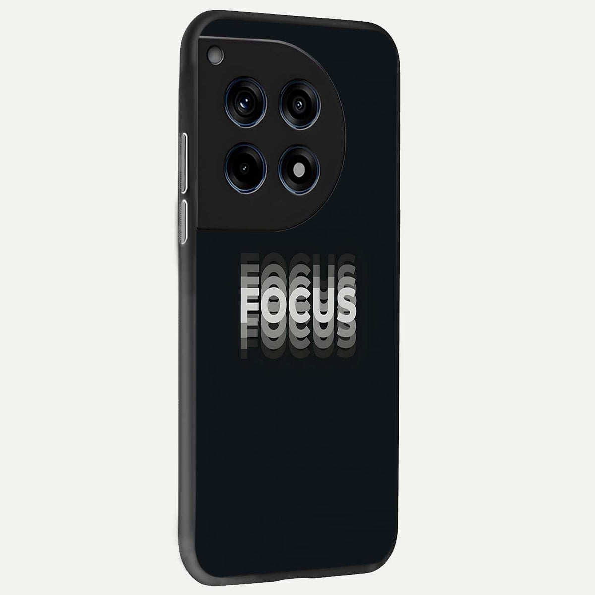 Mono Focus Vision back cover For OnePlus 12 slim fit glass case with vibrant aesthetic design