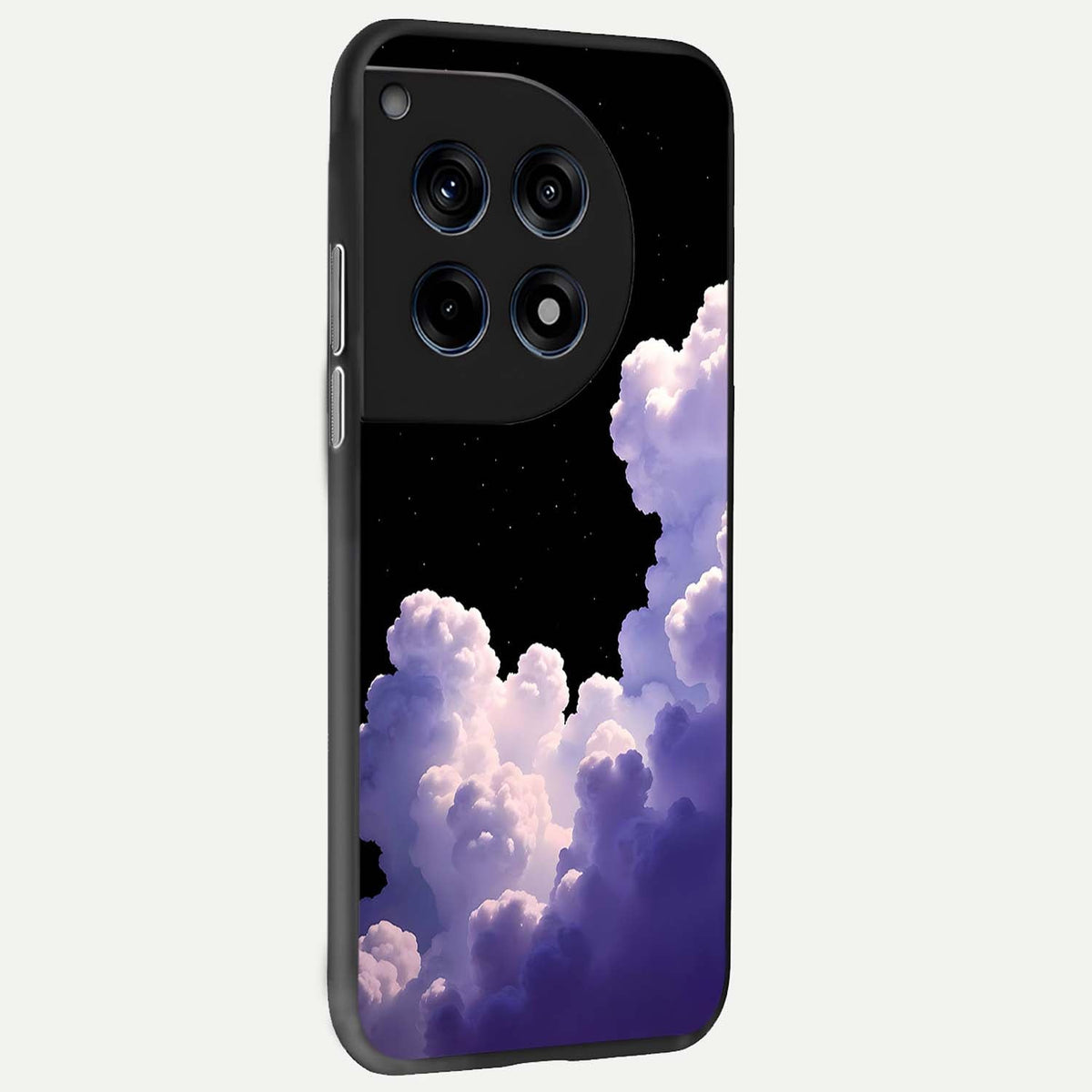 Starlit Night Whispers back cover For OnePlus 12 slim fit glass case with vibrant aesthetic design