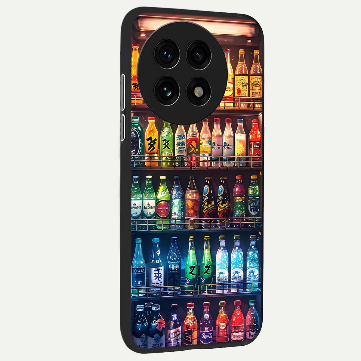 Colorfull Tree back cover For OnePlus 13R slim fit glass case with vibrant aesthetic design
