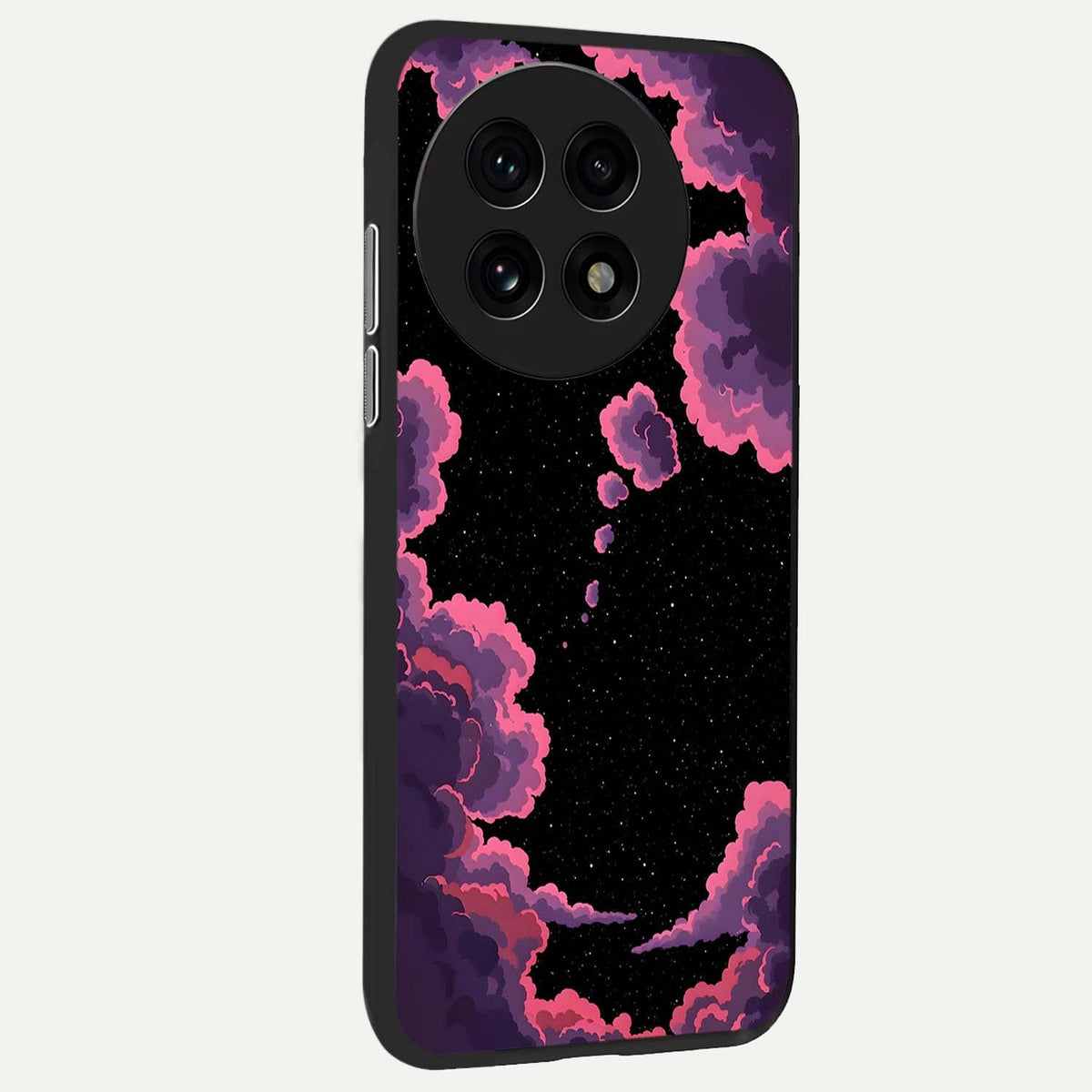 Cosmic Cloud Journey back cover For OnePlus 13R slim fit glass case with vibrant aesthetic design