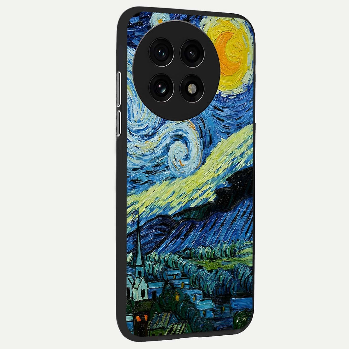 Inspired Van Gogh Art back cover For OnePlus 13R slim fit glass case with vibrant aesthetic design