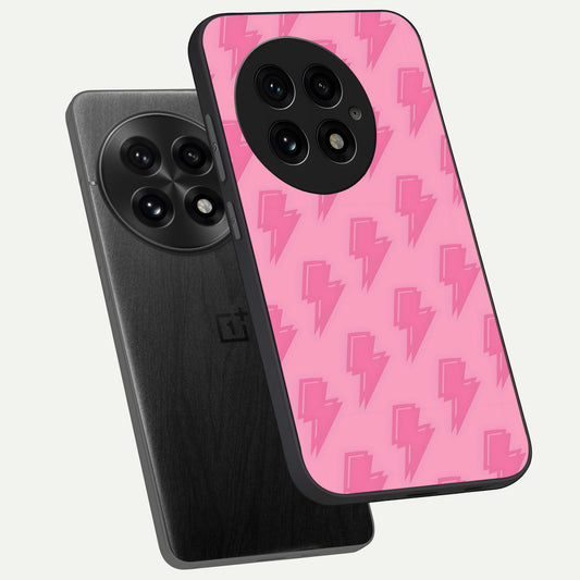 Pink Moo Magic phone case For OnePlus 13 showing premium glass back cover with detailed artwork