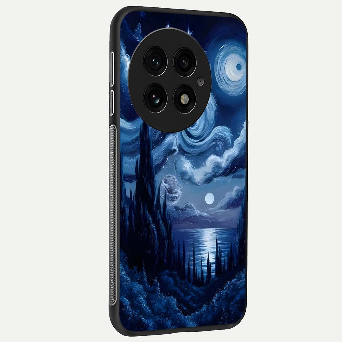 Celestial Dream Van Gogh back cover For OnePlus 13 slim fit glass case with vibrant aesthetic design