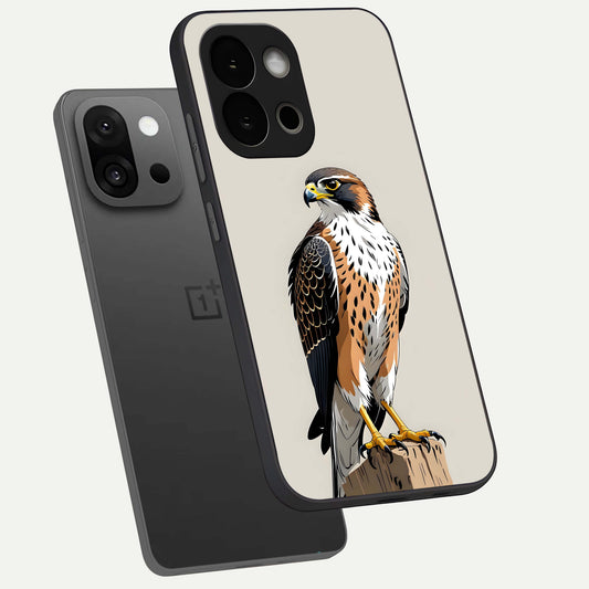 Clever Eagle phone case For OnePlus 13S showing premium glass back cover with detailed artwork