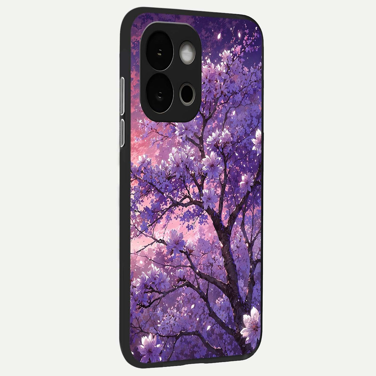 Blossom Tree back cover For OnePlus 13S slim fit glass case with vibrant aesthetic design