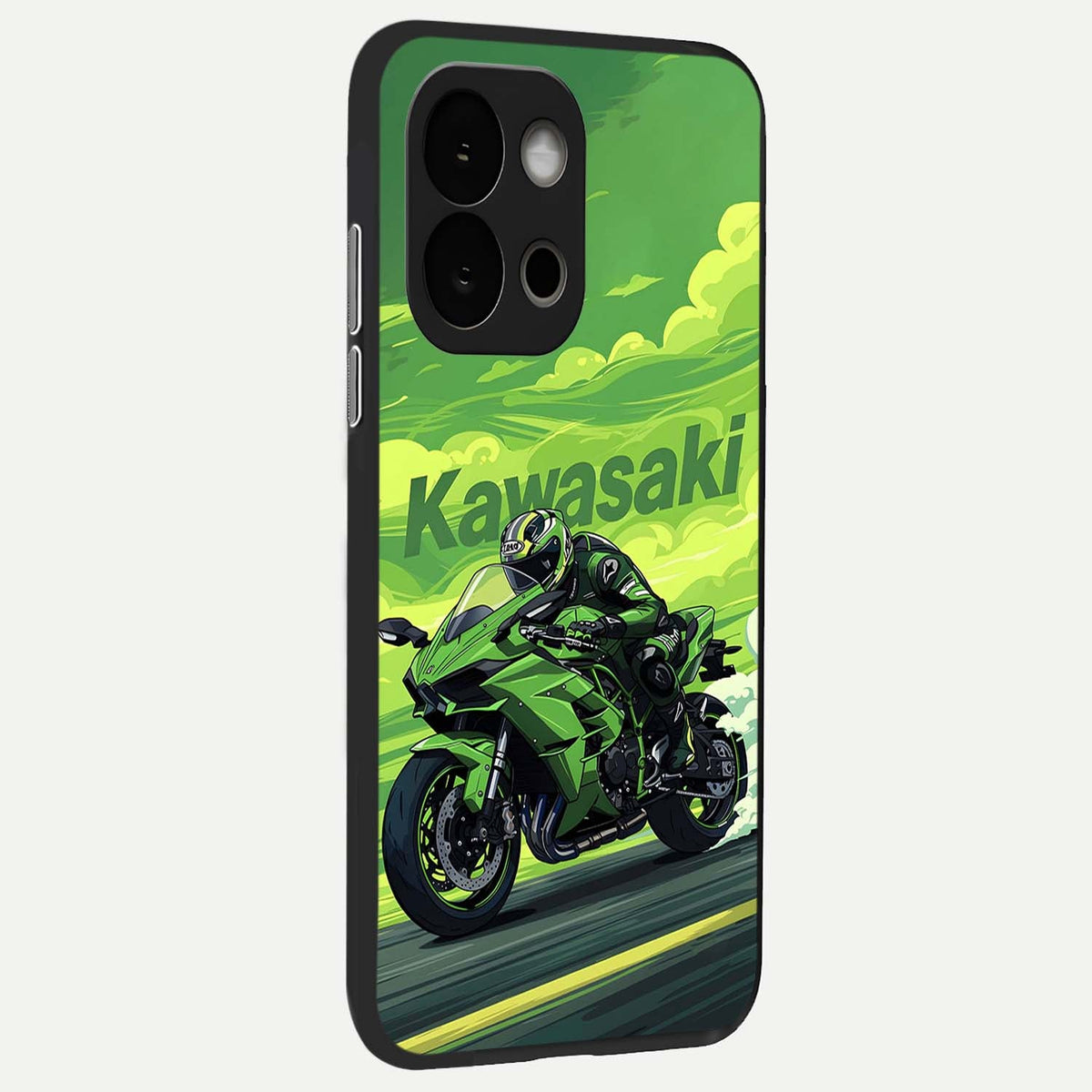 Greenery Sky back cover For OnePlus 13S slim fit glass case with vibrant aesthetic design