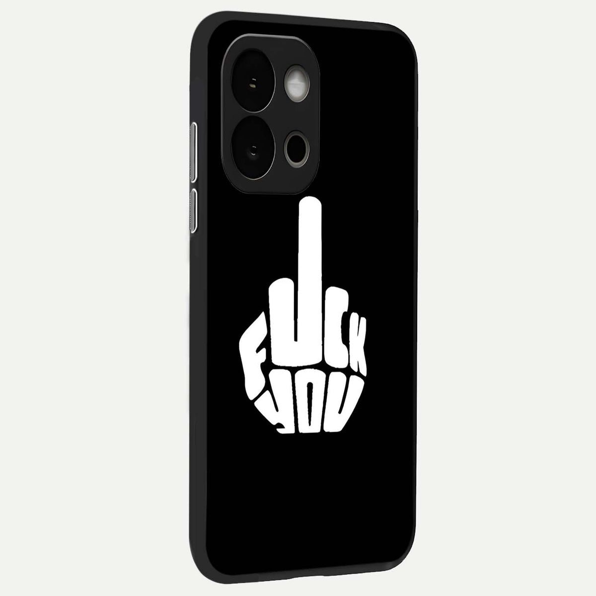Rebel Mode On back cover For OnePlus 13S slim fit glass case with vibrant aesthetic design