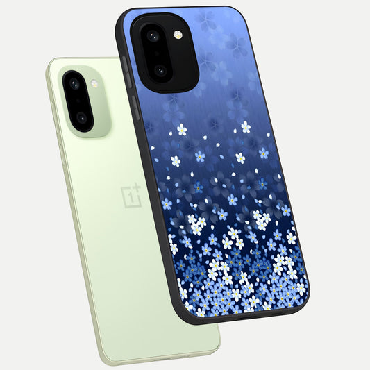 Blue Starry phone case For Oneplus 15R showing premium glass back cover with detailed artwork