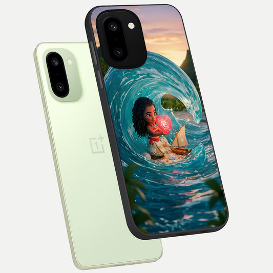 Heart of Ocean phone case For Oneplus 15R showing premium glass back cover with detailed artwork