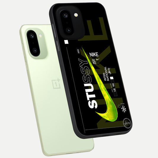 Neon Street Edition phone case For Oneplus 15R showing premium glass back cover with detailed artwork