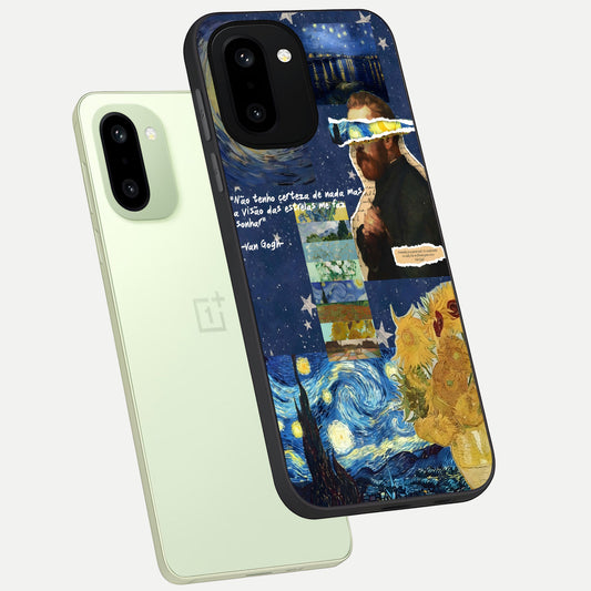 Starry Dream Vision phone case For Oneplus 15R showing premium glass back cover with detailed artwork