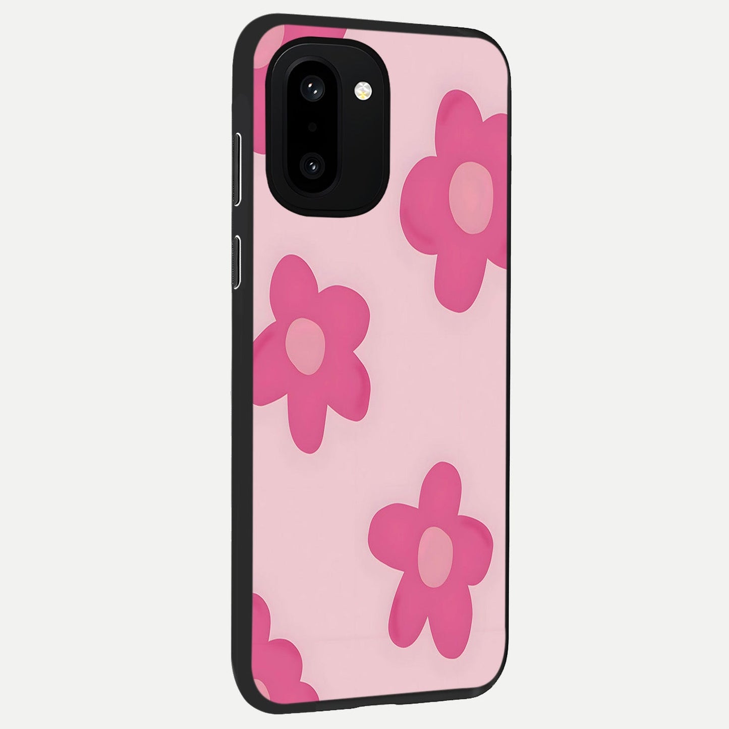 Candy Bloom Dreams back cover For Oneplus 15R slim fit glass case with vibrant aesthetic design