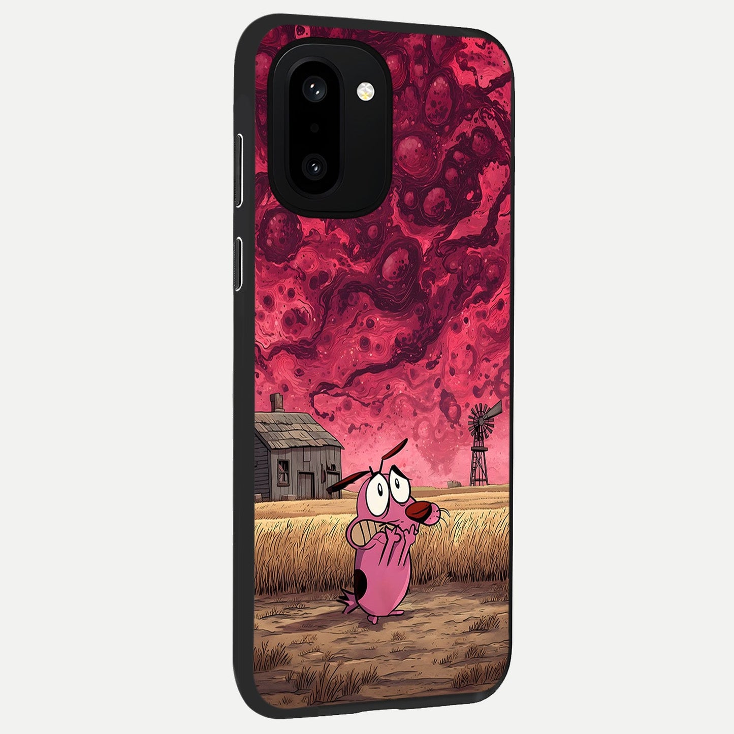 Courage Under Sky back cover For Oneplus 15R slim fit glass case with vibrant aesthetic design