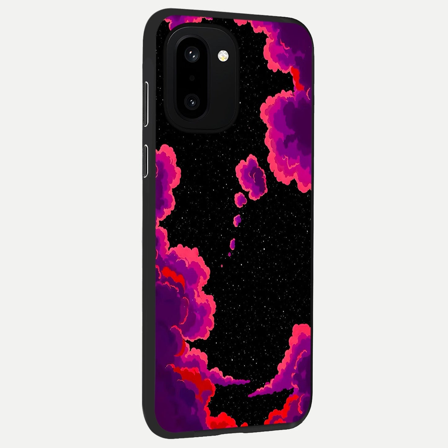 Galaxy Dream Frame back cover For Oneplus 15R slim fit glass case with vibrant aesthetic design