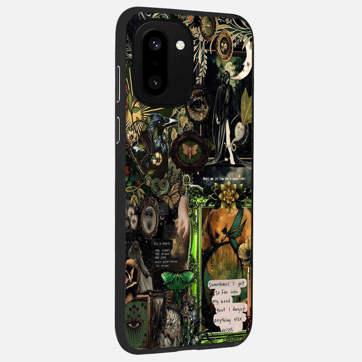 Mystic Woods Secret back cover For Oneplus 15R slim fit glass case with vibrant aesthetic design