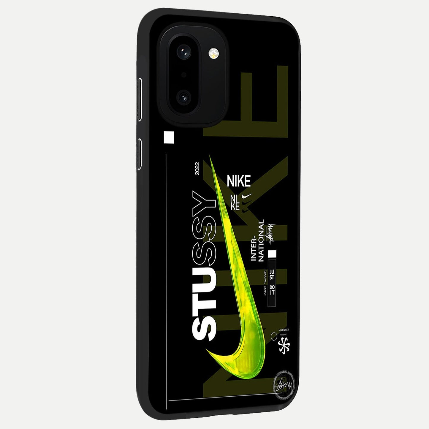 Neon Street Edition back cover For Oneplus 15R slim fit glass case with vibrant aesthetic design
