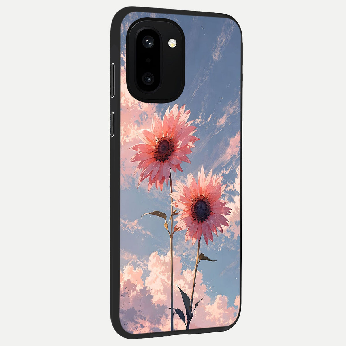 Sun Moon Balance back cover For Oneplus 15R slim fit glass case with vibrant aesthetic design