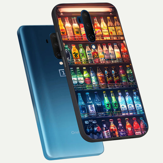 Colorfull Tree phone case For OnePlus 7T Pro showing premium glass back cover with detailed artwork
