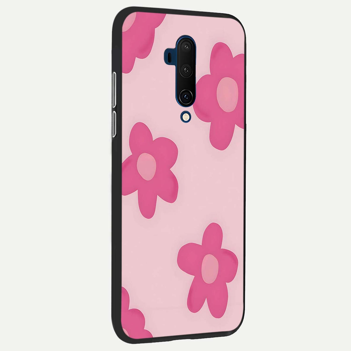 Candy Bloom Dreams back cover For OnePlus 7T Pro slim fit glass case with vibrant aesthetic design