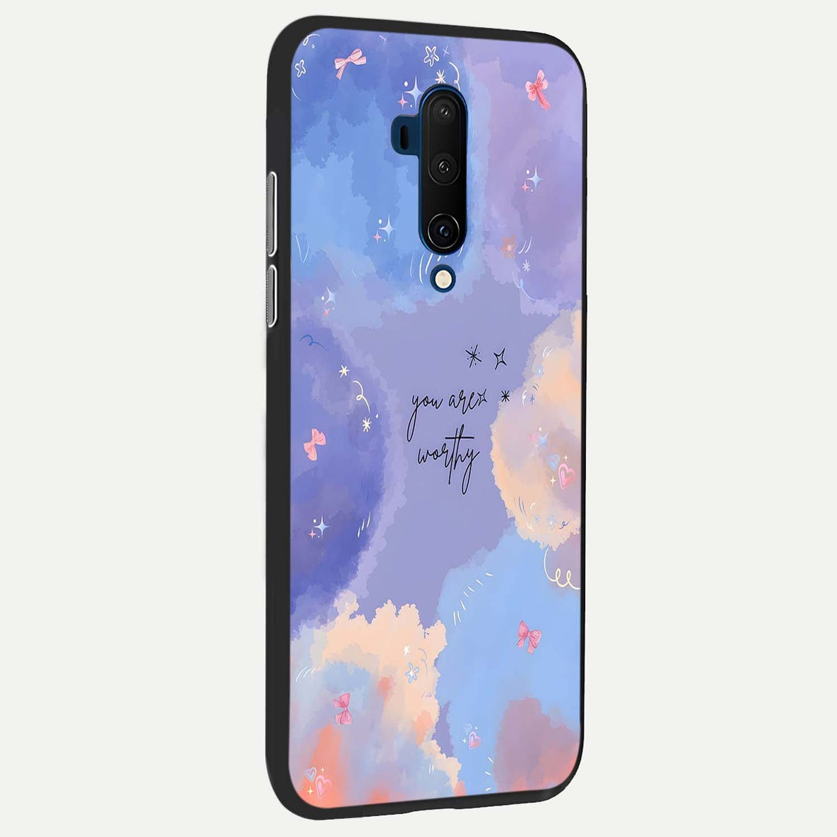 Celestial Cloud Magic back cover For OnePlus 7T Pro slim fit glass case with vibrant aesthetic design
