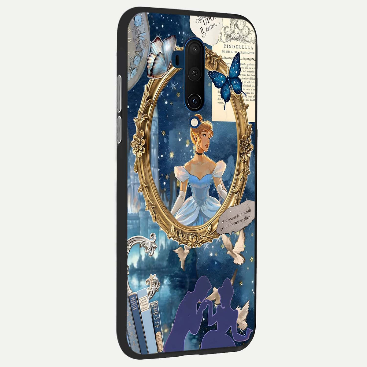 Midnight Queen back cover For OnePlus 7T Pro slim fit glass case with vibrant aesthetic design