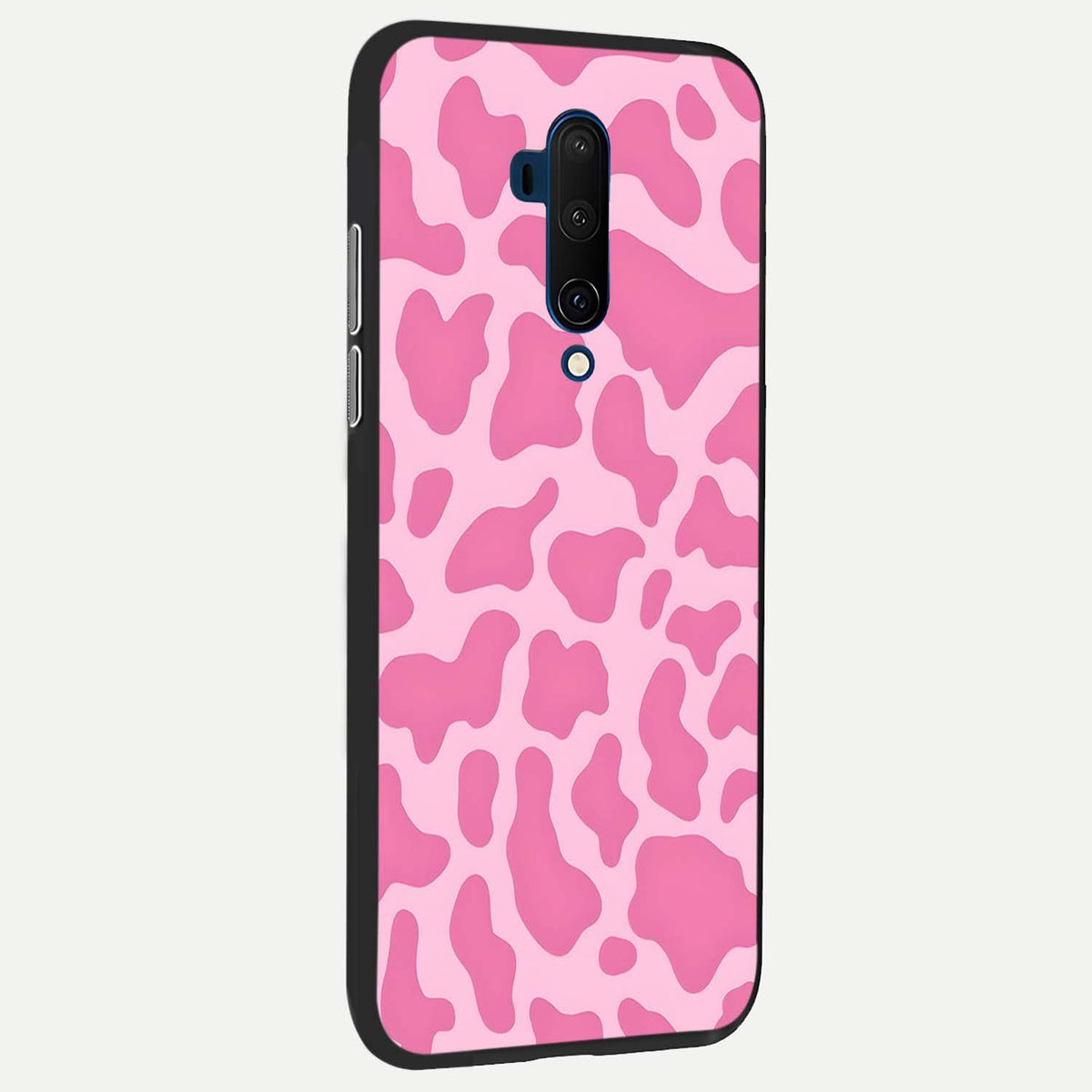 Pinkish Scenery back cover For OnePlus 7T Pro slim fit glass case with vibrant aesthetic design