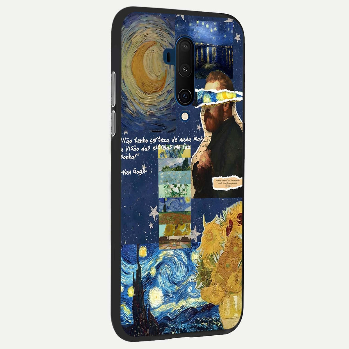 Starry Dream Vision back cover For OnePlus 7T Pro slim fit glass case with vibrant aesthetic design