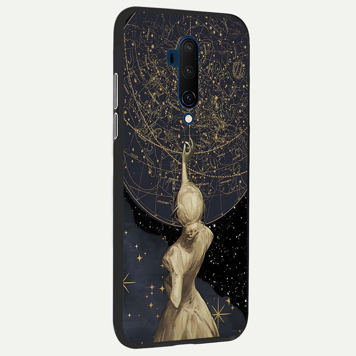 Taylor Swift Girl back cover For OnePlus 7T Pro slim fit glass case with vibrant aesthetic design