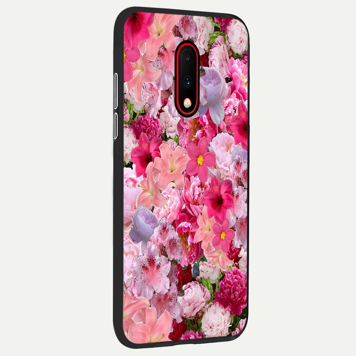 Bloom Crush Fantasy back cover For OnePlus 7 slim fit glass case with vibrant aesthetic design