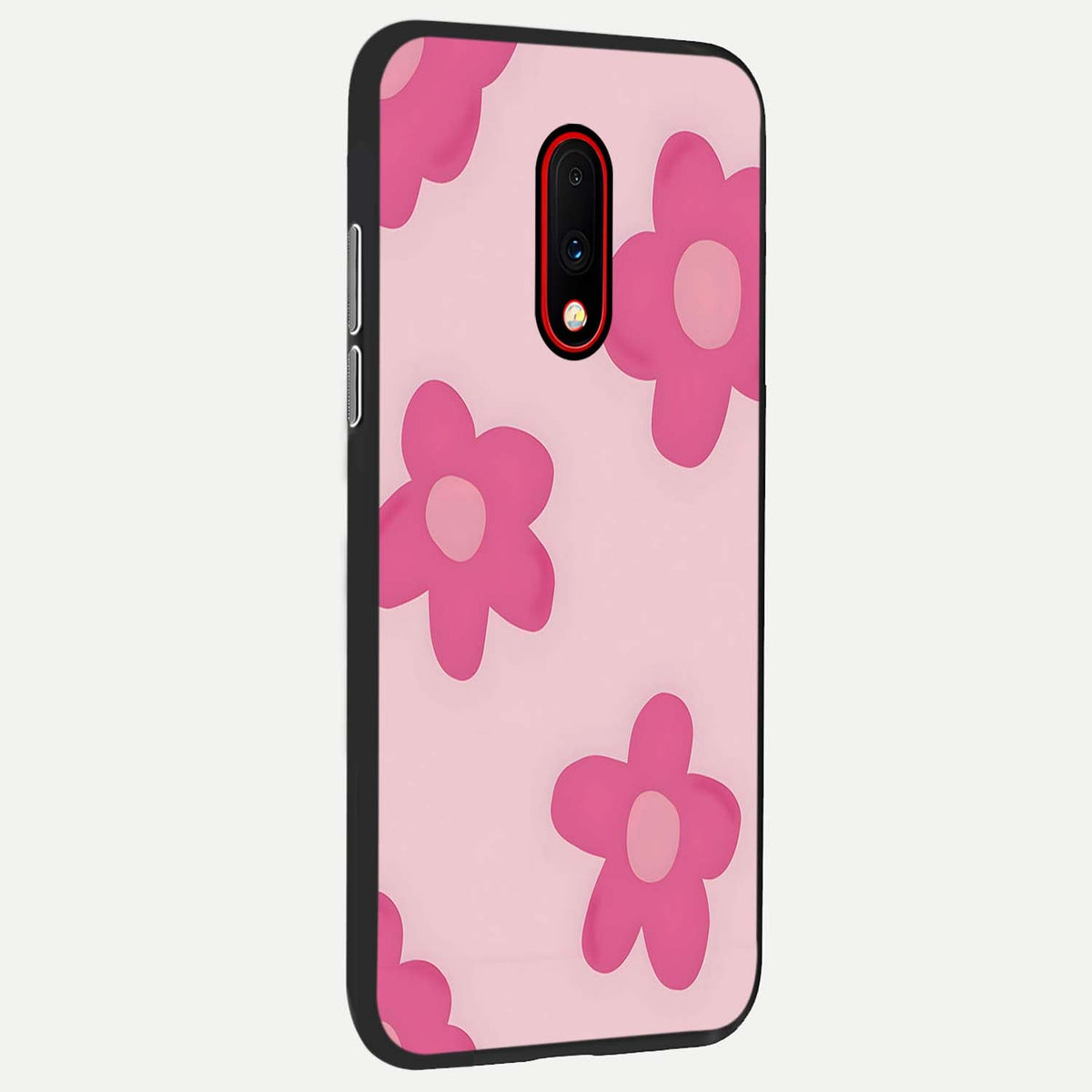 Candy Bloom Dreams back cover For OnePlus 7 slim fit glass case with vibrant aesthetic design