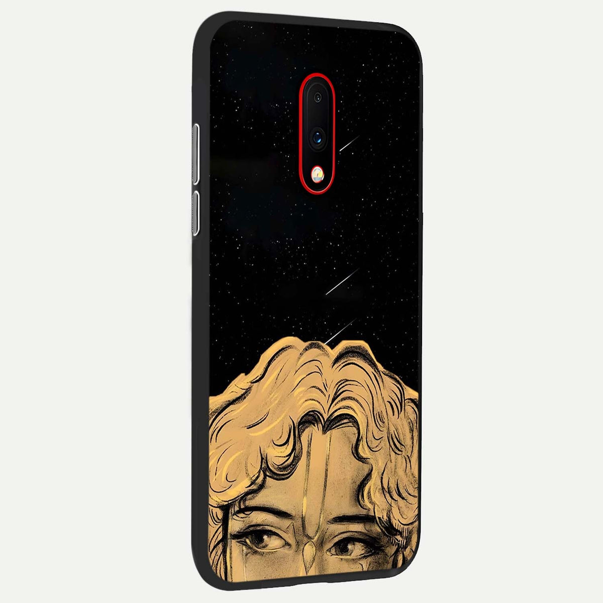 Celestial Gods Plan back cover For OnePlus 7 slim fit glass case with vibrant aesthetic design