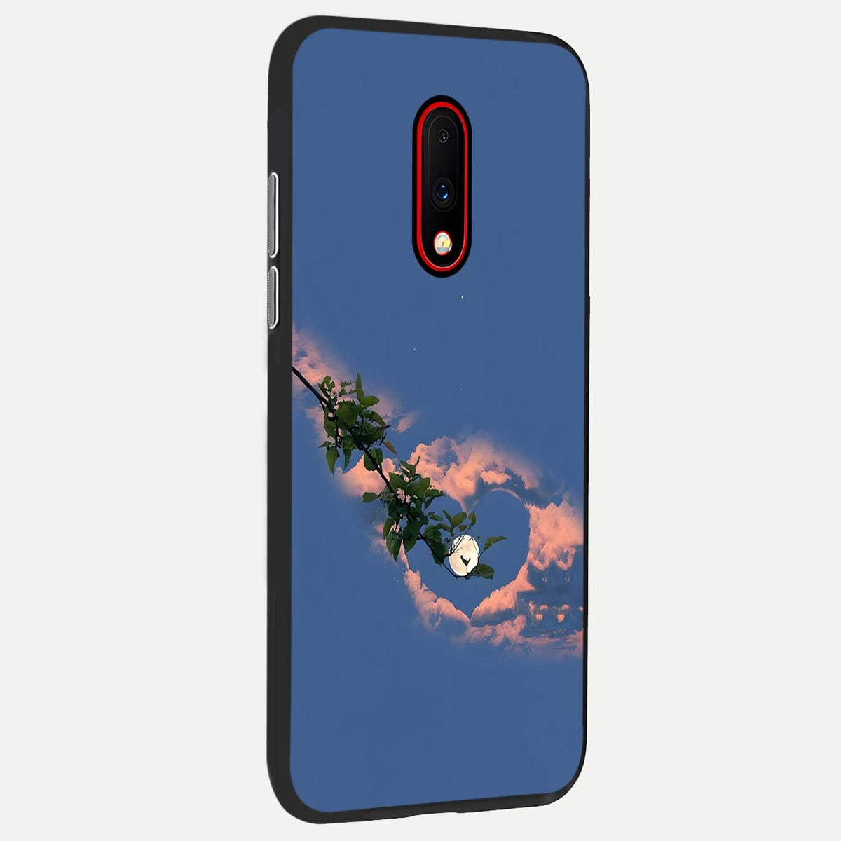 Sky Under Tree back cover For OnePlus 7 slim fit glass case with vibrant aesthetic design