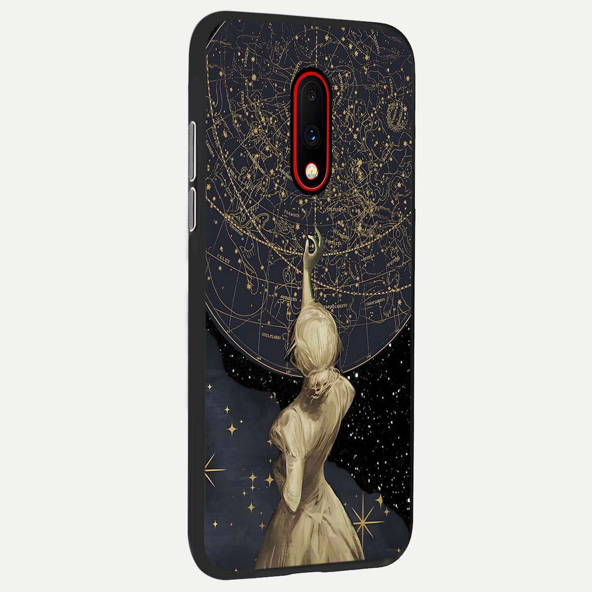 Taylor Swift Girl back cover For OnePlus 7 slim fit glass case with vibrant aesthetic design