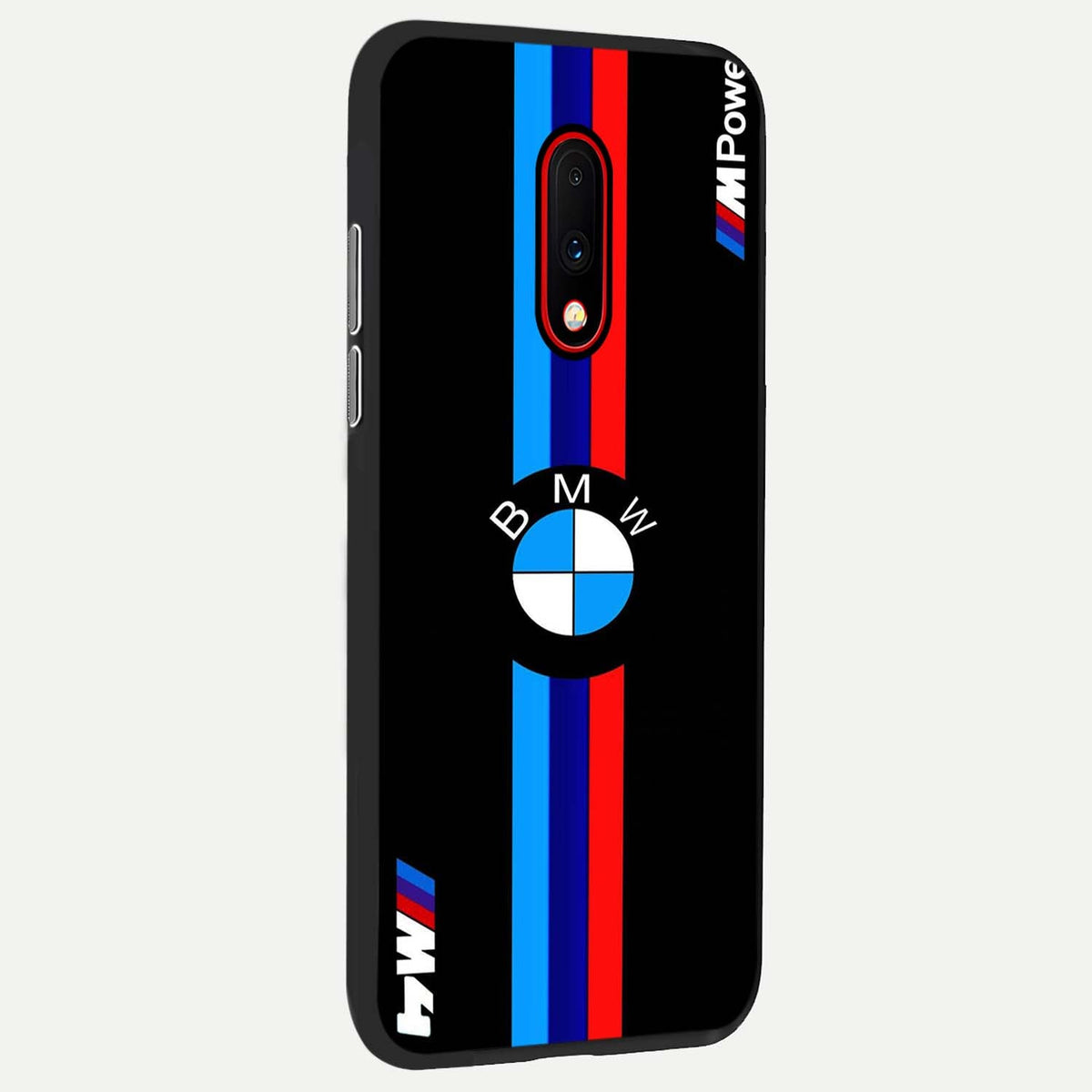 Turbo BMW Beast back cover For OnePlus 7 slim fit glass case with vibrant aesthetic design