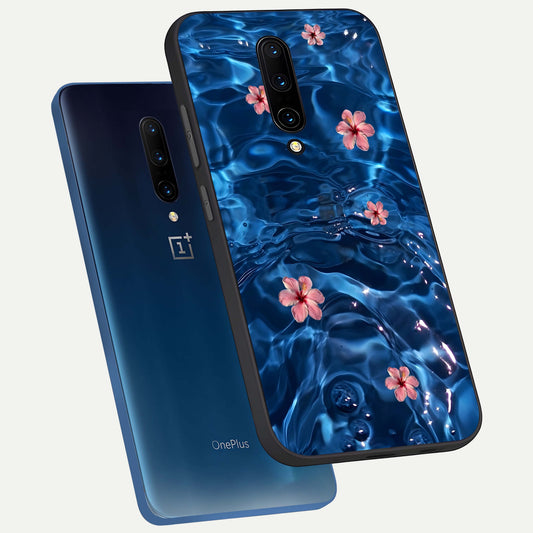 Bloom Thread Art phone case For OnePlus 7 Pro showing premium glass back cover with detailed artwork