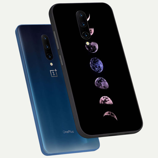 Crimson All Planets phone case For OnePlus 7 Pro showing premium glass back cover with detailed artwork