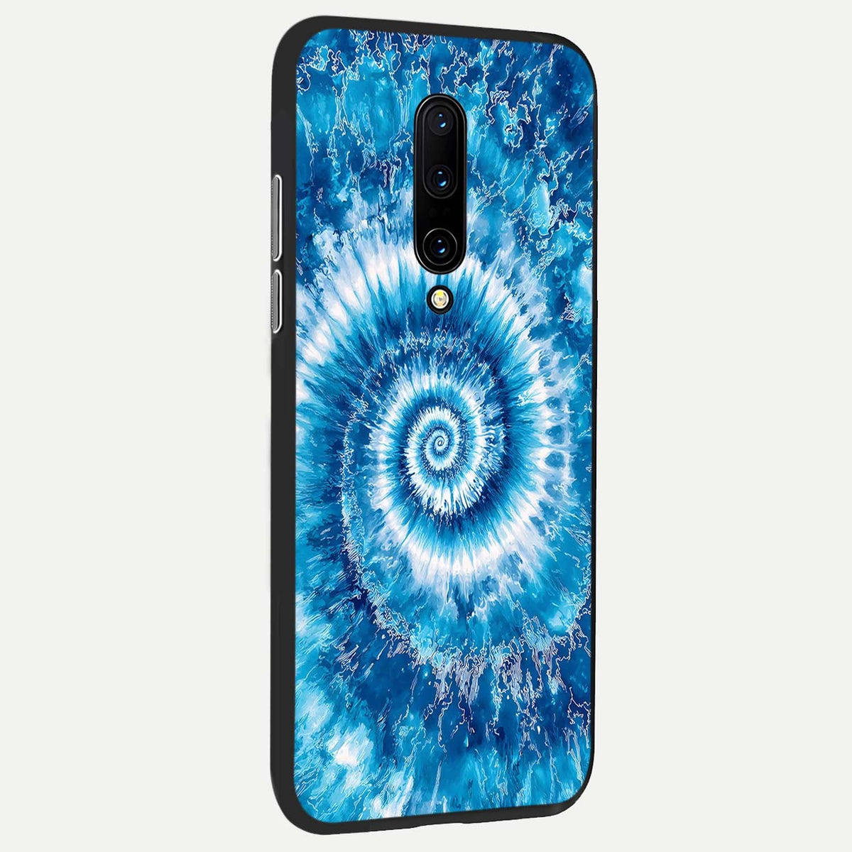 Blue Galaxy Wave back cover For OnePlus 7 Pro slim fit glass case with vibrant aesthetic design