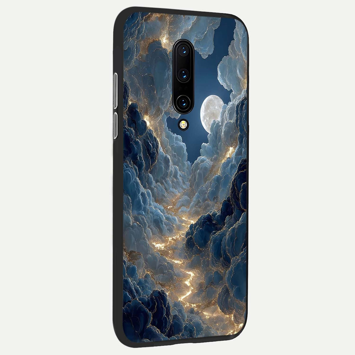 Celestial Cloud Road back cover For OnePlus 7 Pro slim fit glass case with vibrant aesthetic design