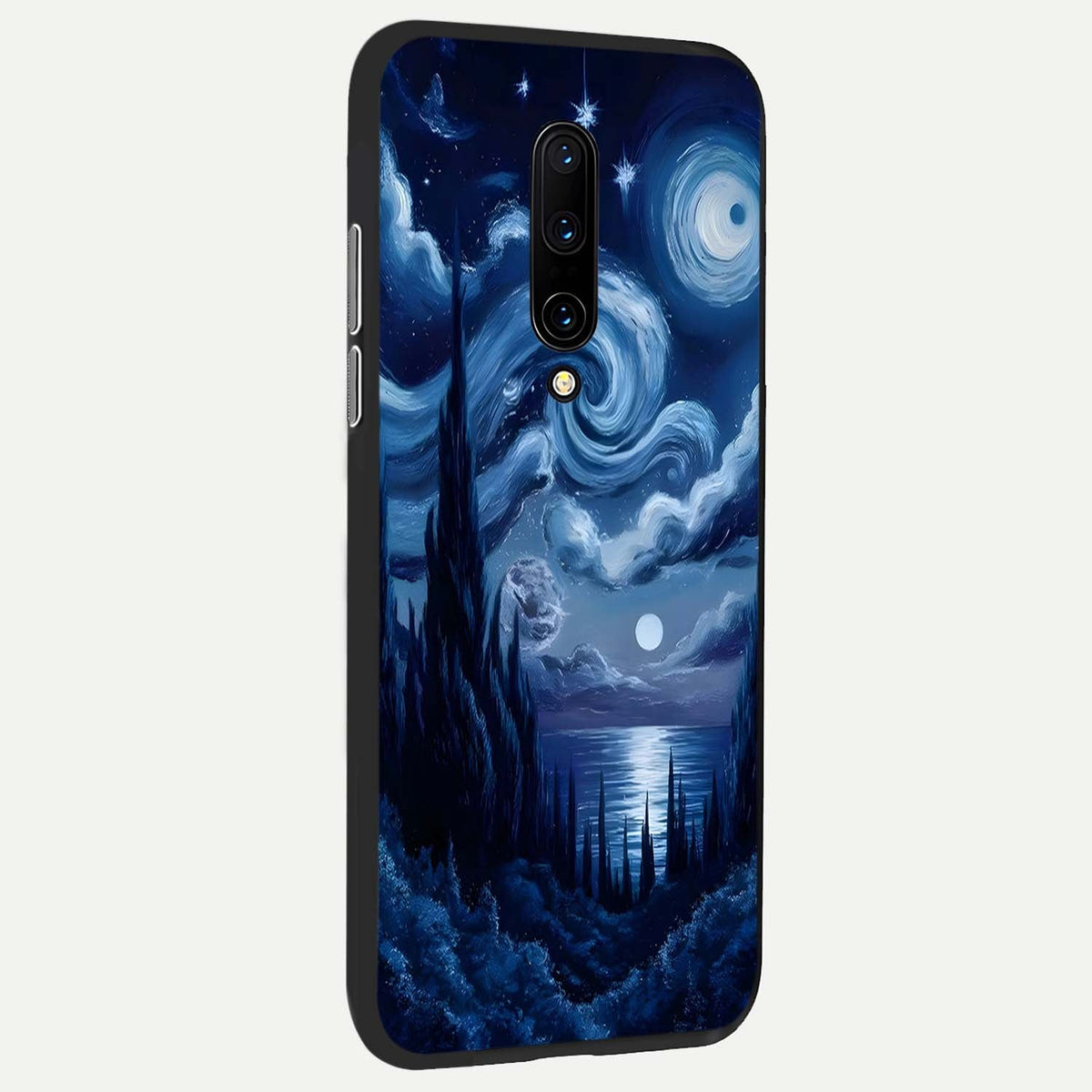 Celestial Dream Van Gogh back cover For OnePlus 7 Pro slim fit glass case with vibrant aesthetic design