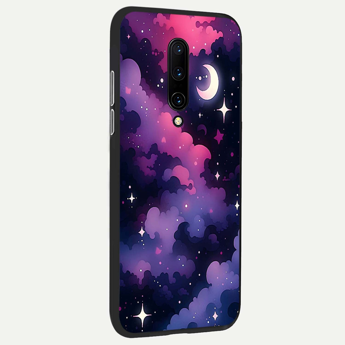 Celestial Moon Magic back cover For OnePlus 7 Pro slim fit glass case with vibrant aesthetic design