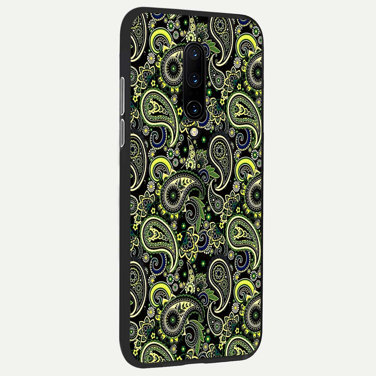 Green Lemon back cover For OnePlus 7 Pro slim fit glass case with vibrant aesthetic design