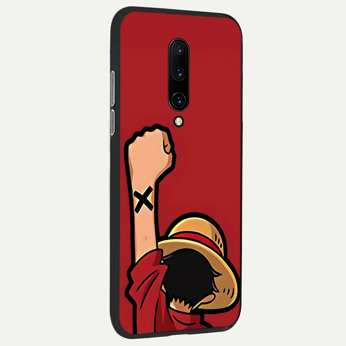 Luffy X Spirit back cover For OnePlus 7 Pro slim fit glass case with vibrant aesthetic design