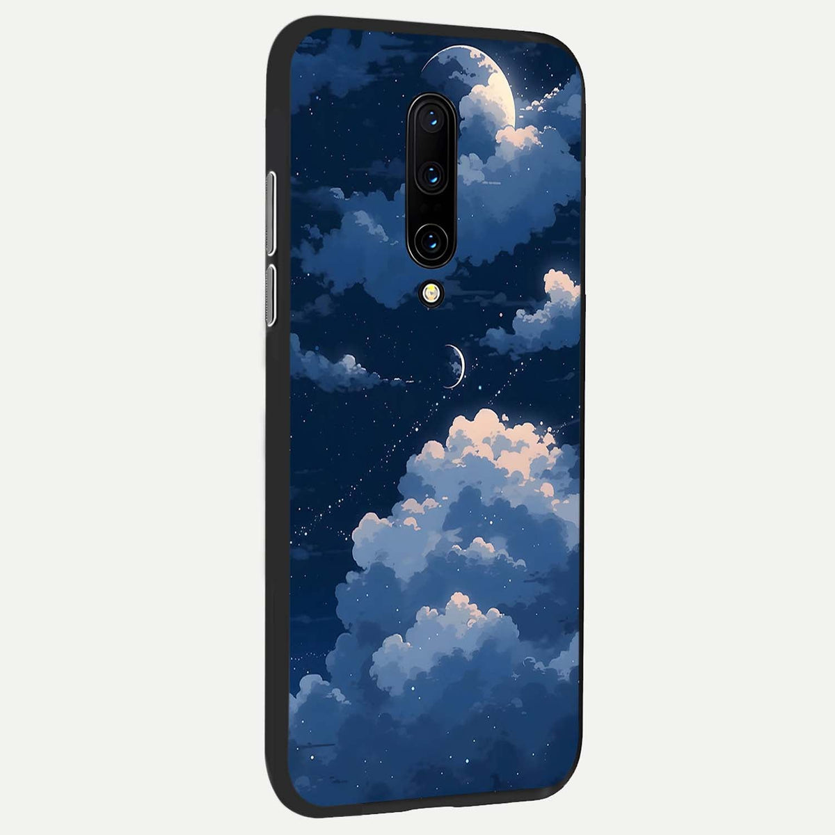 Moon Dream Haze back cover For OnePlus 7 Pro slim fit glass case with vibrant aesthetic design