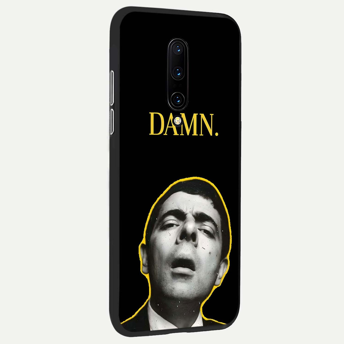 Mr Bean Damn back cover For OnePlus 7 Pro slim fit glass case with vibrant aesthetic design