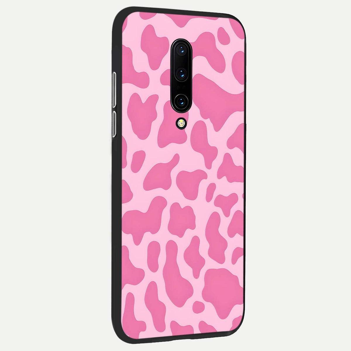 Pinkish Scenery back cover For OnePlus 7 Pro slim fit glass case with vibrant aesthetic design