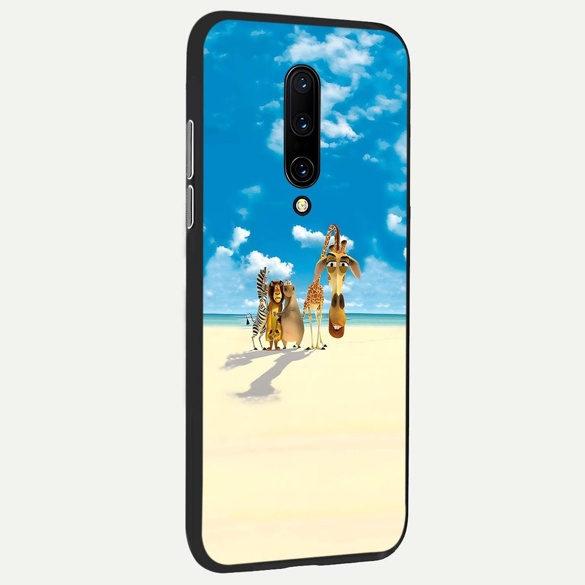 Tropical Fun Squad back cover For OnePlus 7 Pro slim fit glass case with vibrant aesthetic design