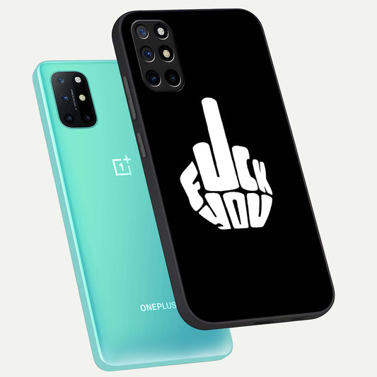 Rebel Mode On phone case For OnePlus 8T showing premium glass back cover with detailed artwork