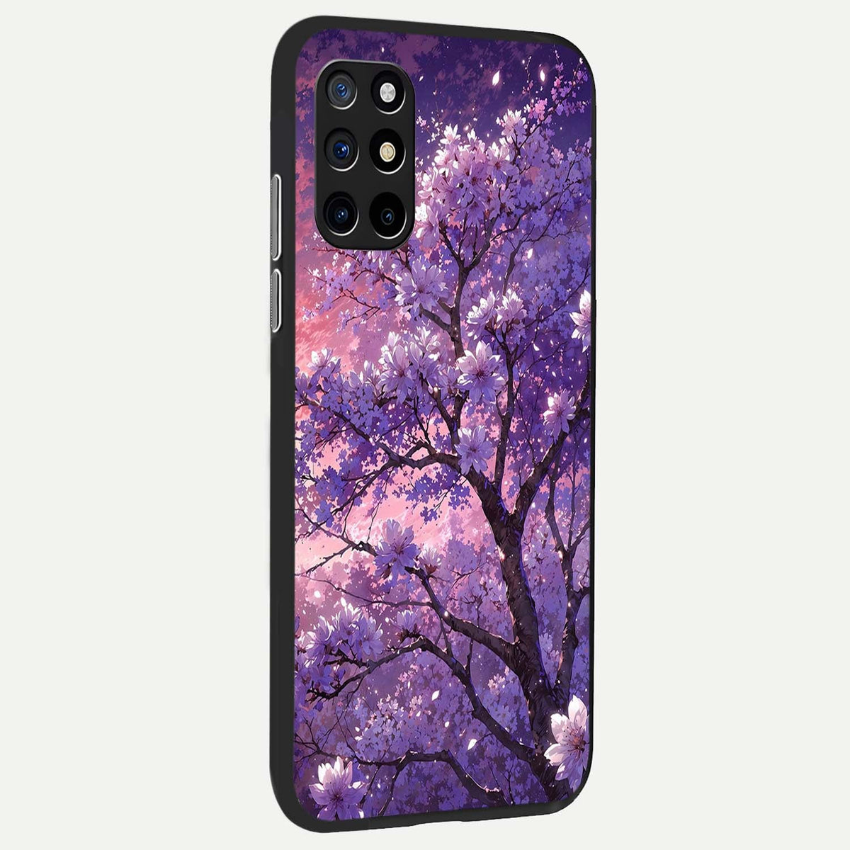 Blossom Tree back cover For OnePlus 8T slim fit glass case with vibrant aesthetic design