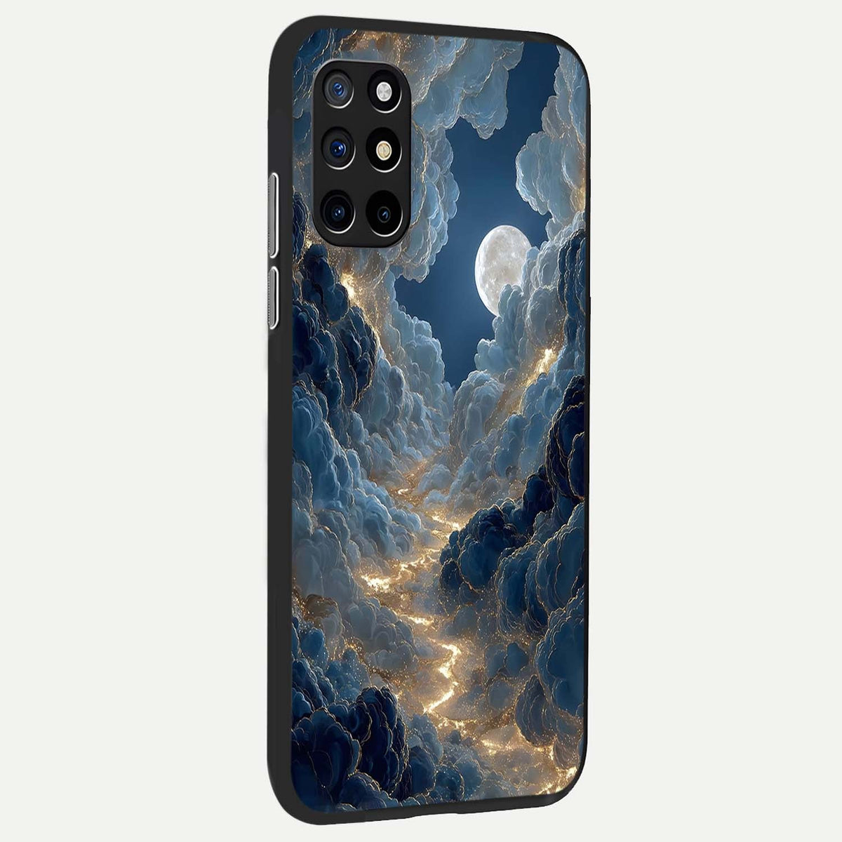 Celestial Cloud Road back cover For OnePlus 8T slim fit glass case with vibrant aesthetic design
